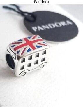 Pandora London Bus England Great Britain Charm in a gift box